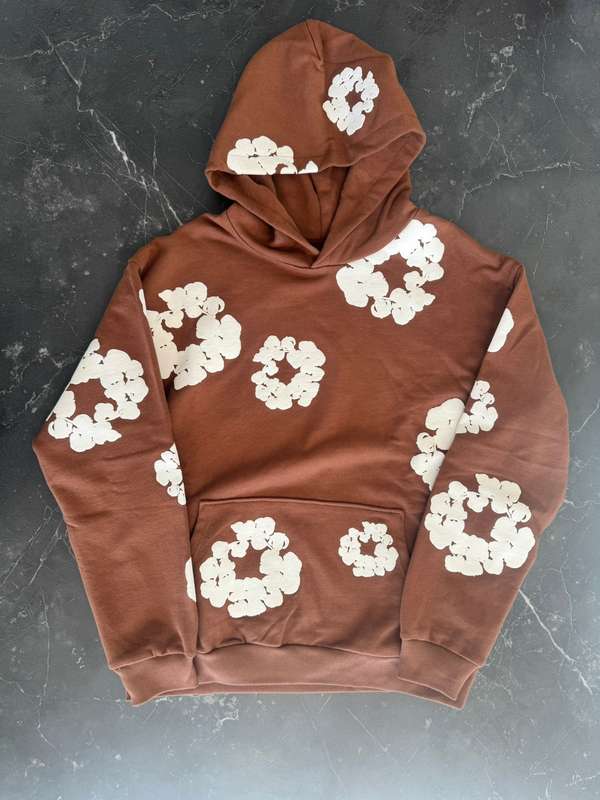Denim Tears Brown Hoodie - 1