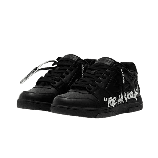 Off White Out Of Office For Walking Low Tops Black White - 1