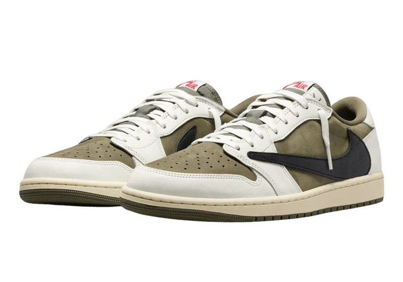 Jordan 1 Low Travis Scott Medium Olive - 1
