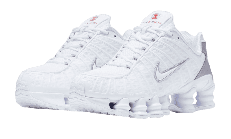 Shox Tl White Metallic Silver Max Orange - 1