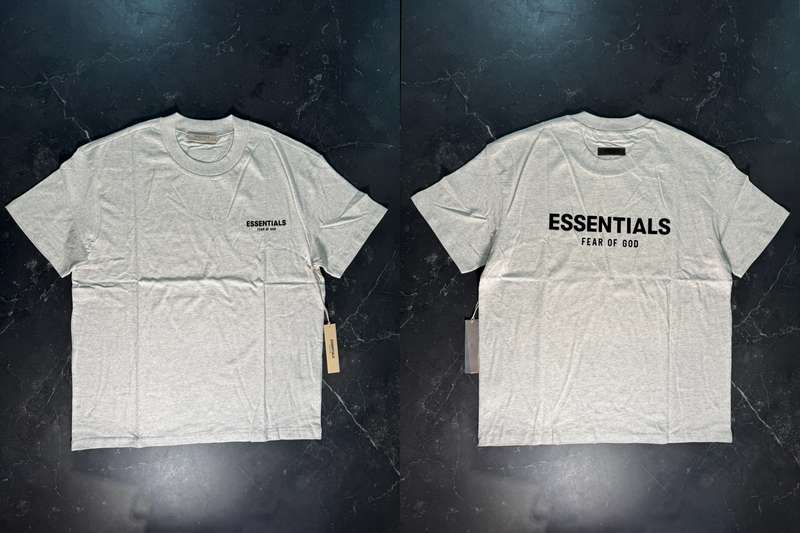 Essentials Light Oatmeal Tee - 1