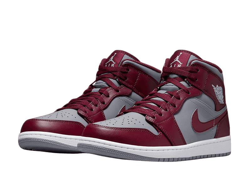 Jordan 1 Mid Team Cherrywood Red - 1