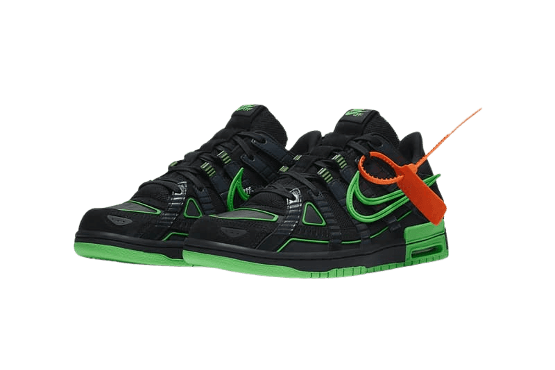 Rubber Dunk Off White Green Strike - 1