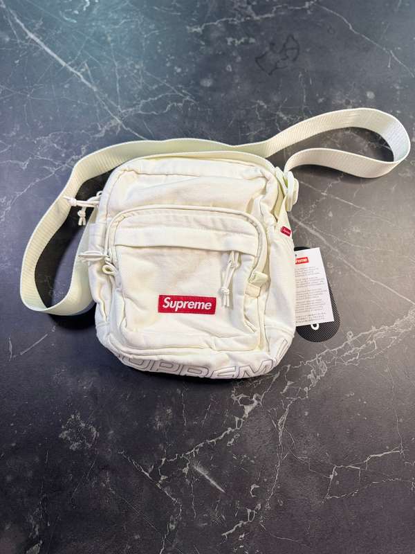 Supreme Denim Shoulder Bag Washed Indigo - 1