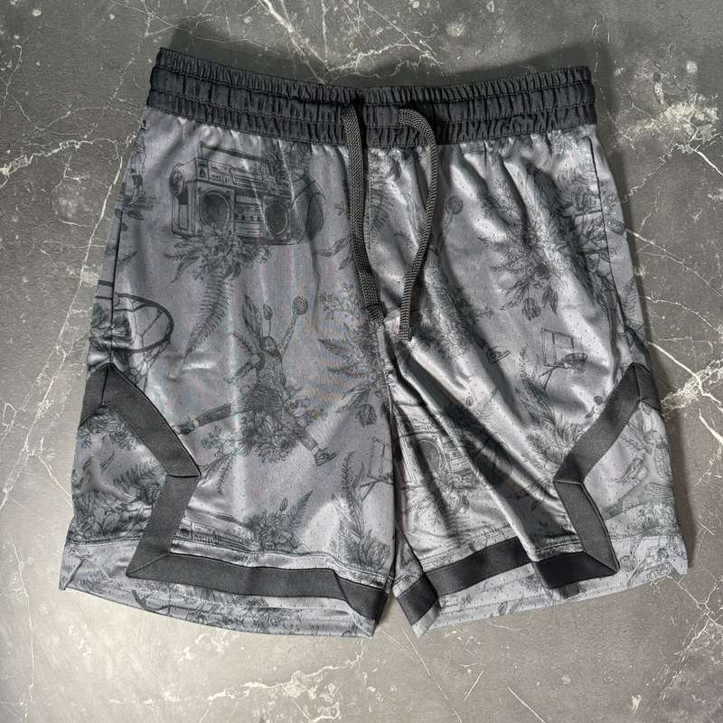 Jordan Diamond Black Printed Short - 1