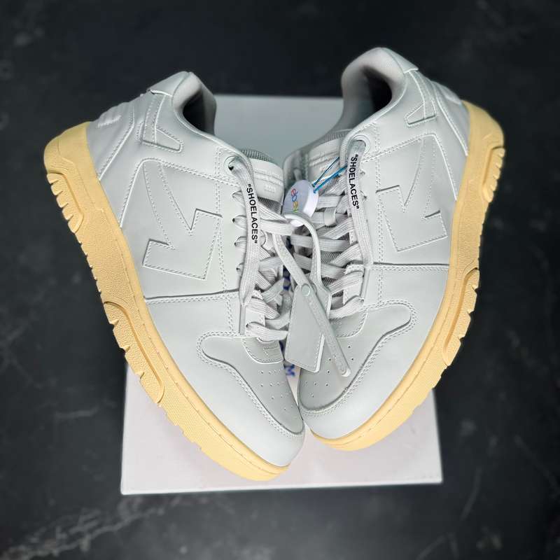 Off-White Out Of Office Grey Yellow Sole - 1