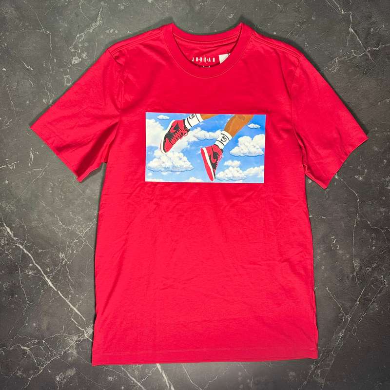 Jordan Flight Essentials Skyborne Red Tee - 1