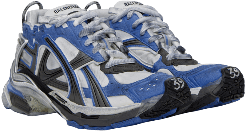 Balenciaga Runner Blue Grey - 1