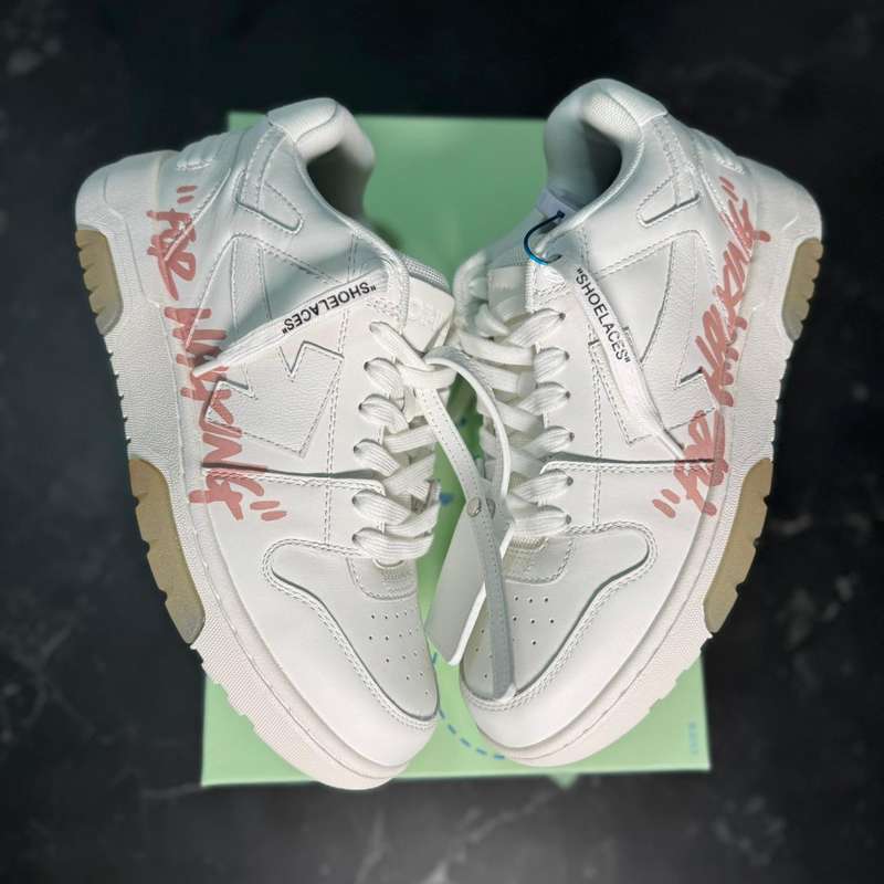 Off-White Out Of Office Low For Walking White Pink - 1