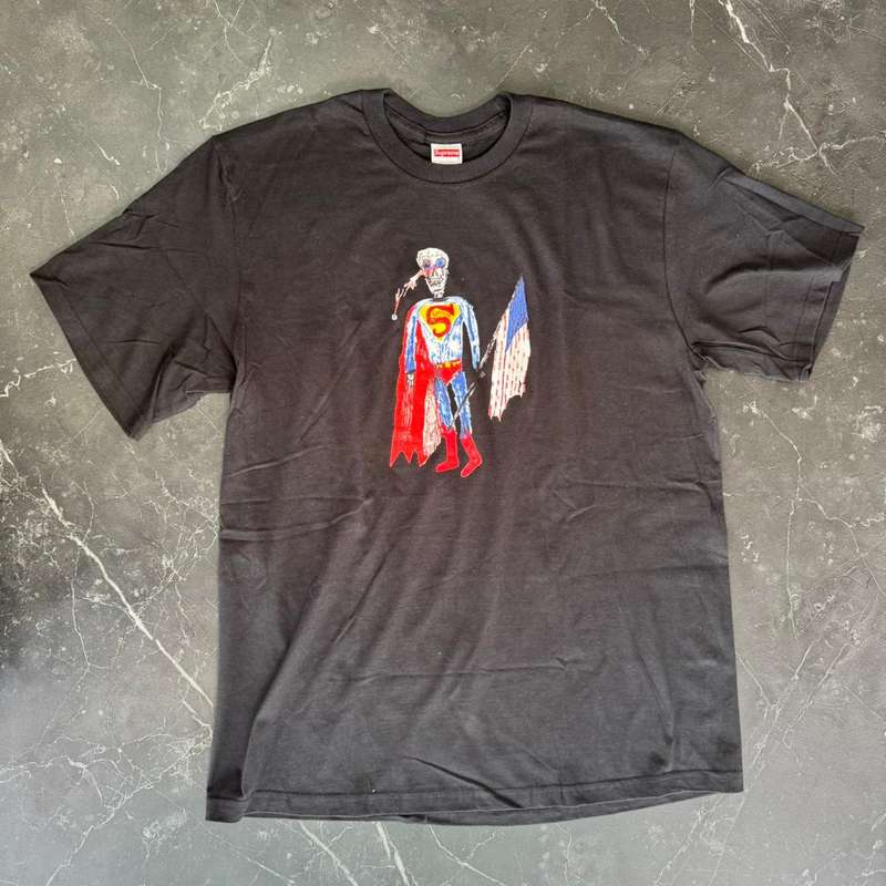 Supreme Skeleton Black Tee - 1