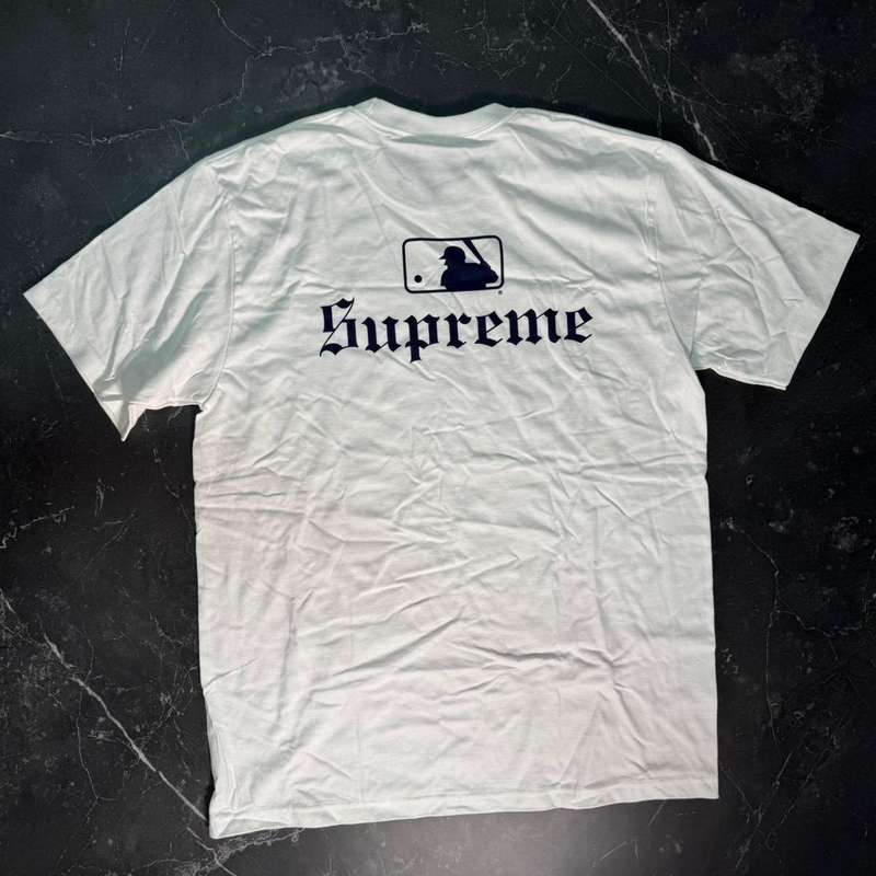 Supreme MLB White Tee 2