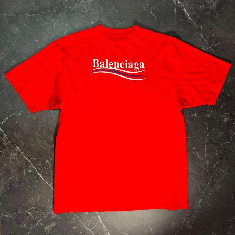 Balenciaga Political Campaign Red Tee 2