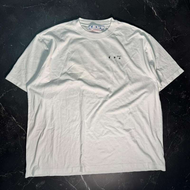 Off-White Caravagio Paint White Tee - 1