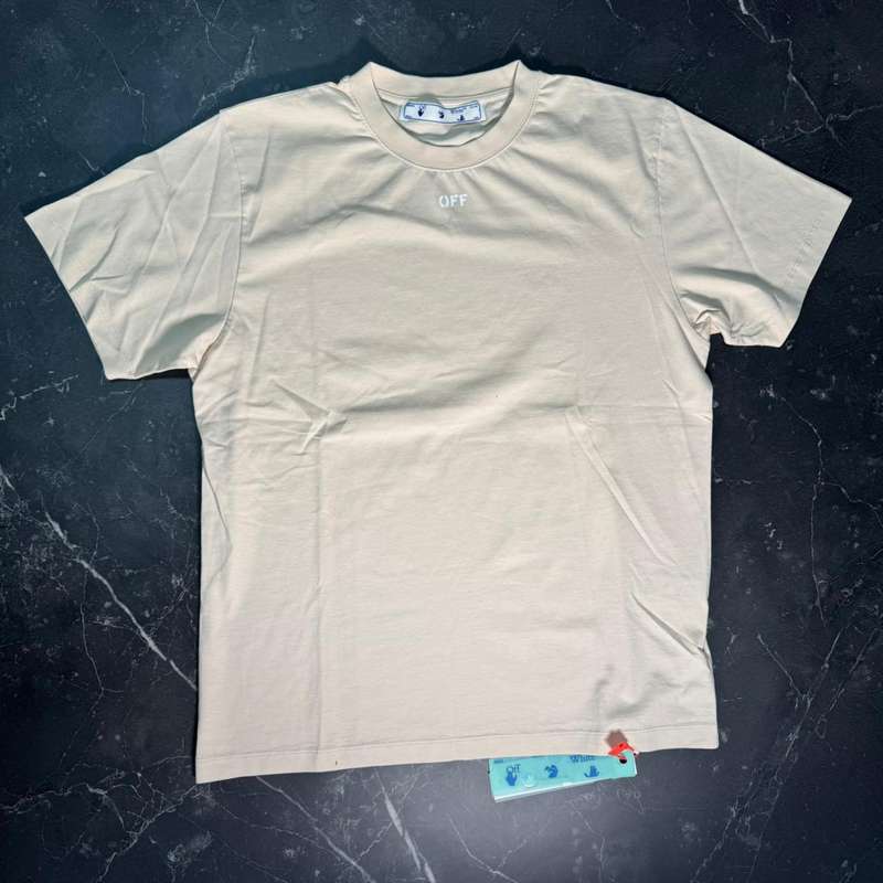 Off-White Brick Arrow Begie Tee - 1