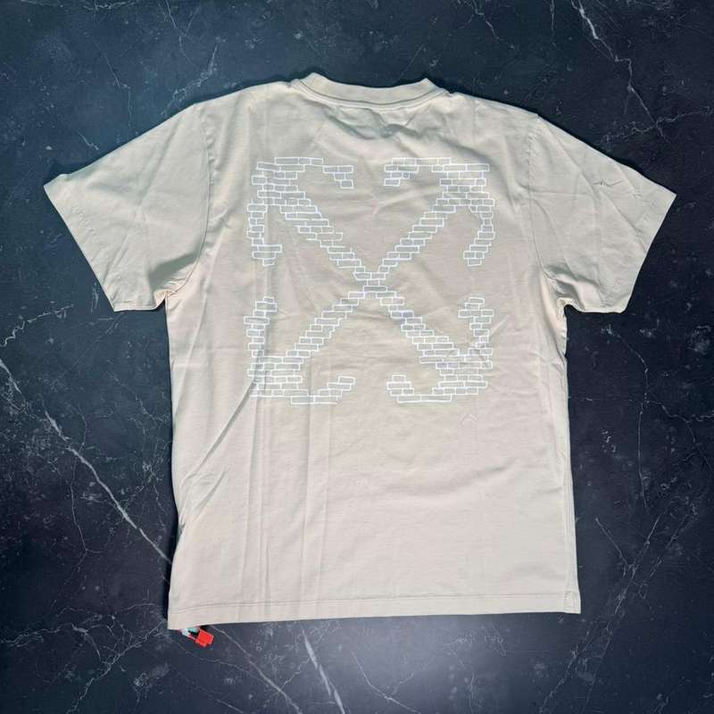 Off-White Brick Arrow Begie Tee 2