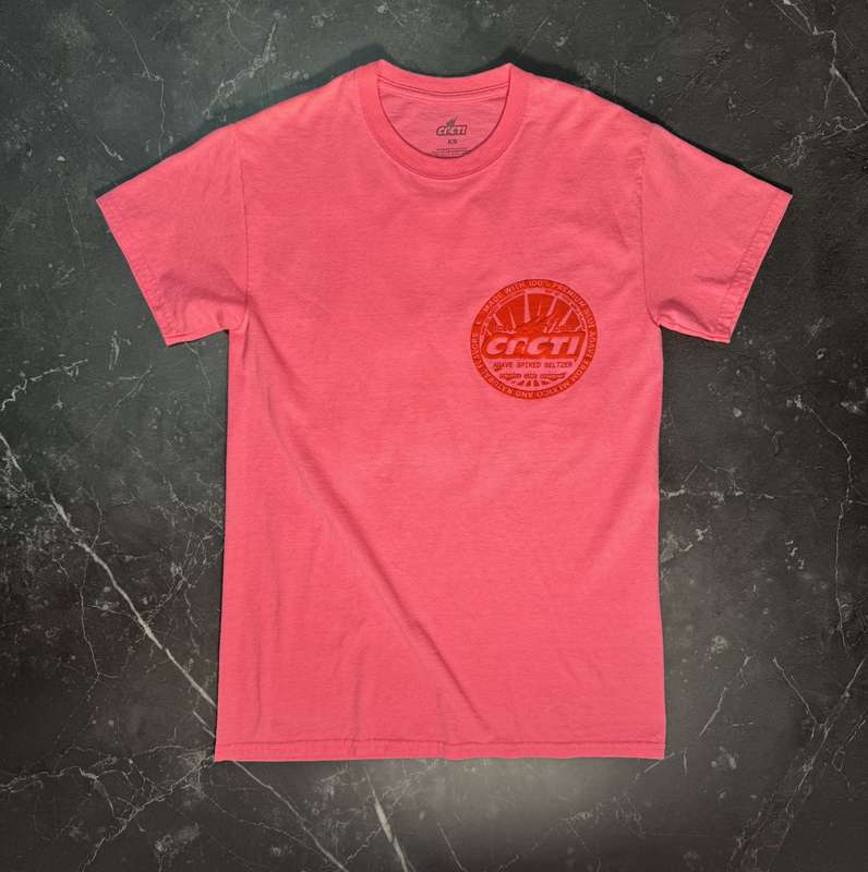 Travis Scott Cacti Out Of This World Hot Pink Tee - 1