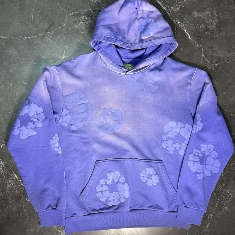 Denim Tears Washed Blue Hoodie - 1