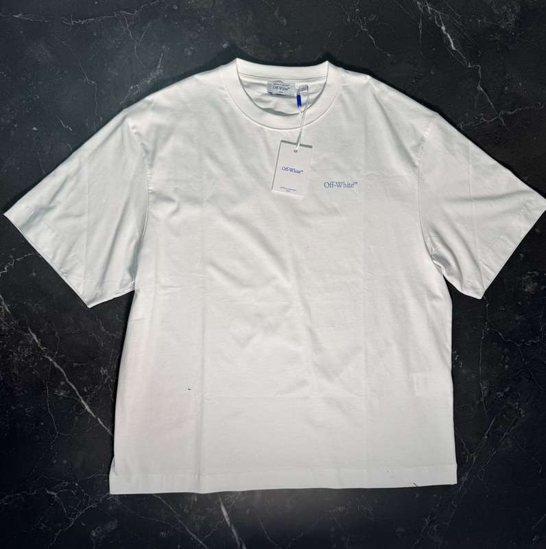 Off-White Barber Arrow Skate White Tee 2