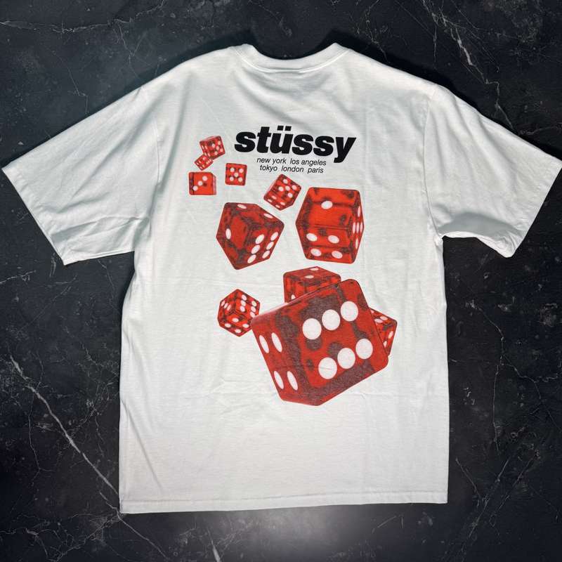 Stussy Rollers White Tee - 1