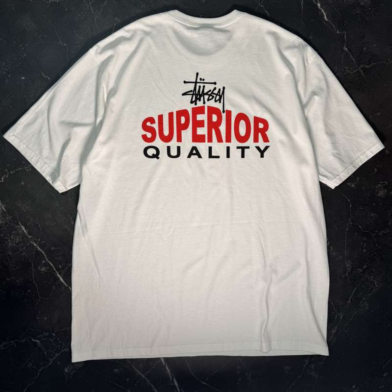 Stussy Superior Quality White Tee - 1