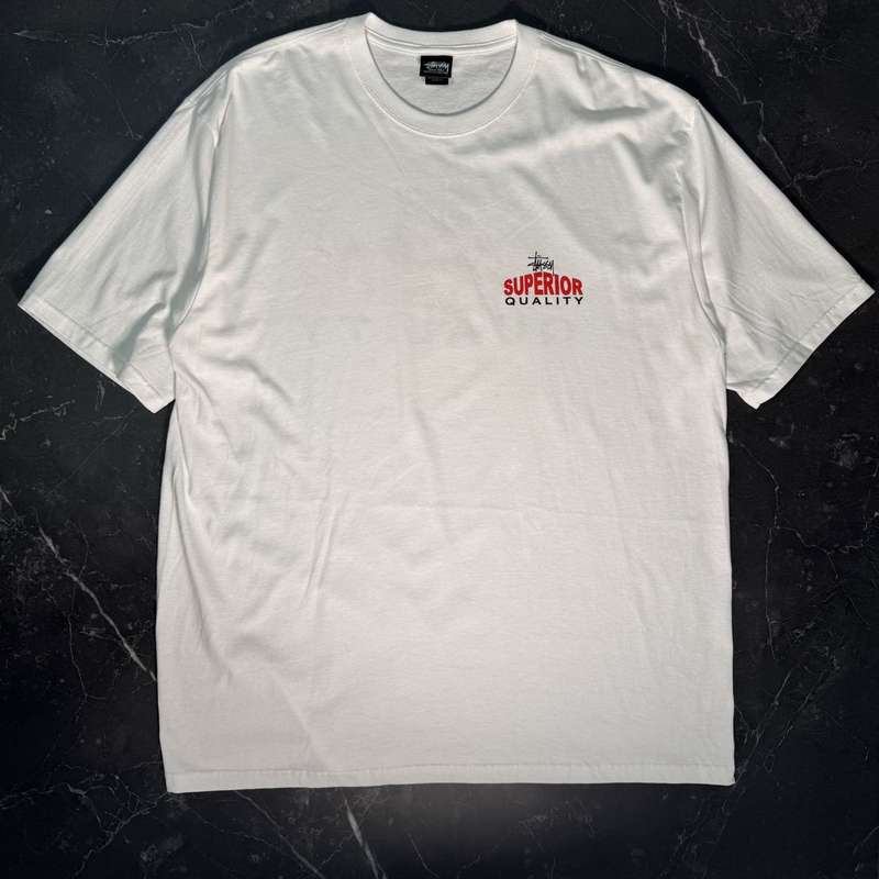 Stussy Superior Quality White Tee 2