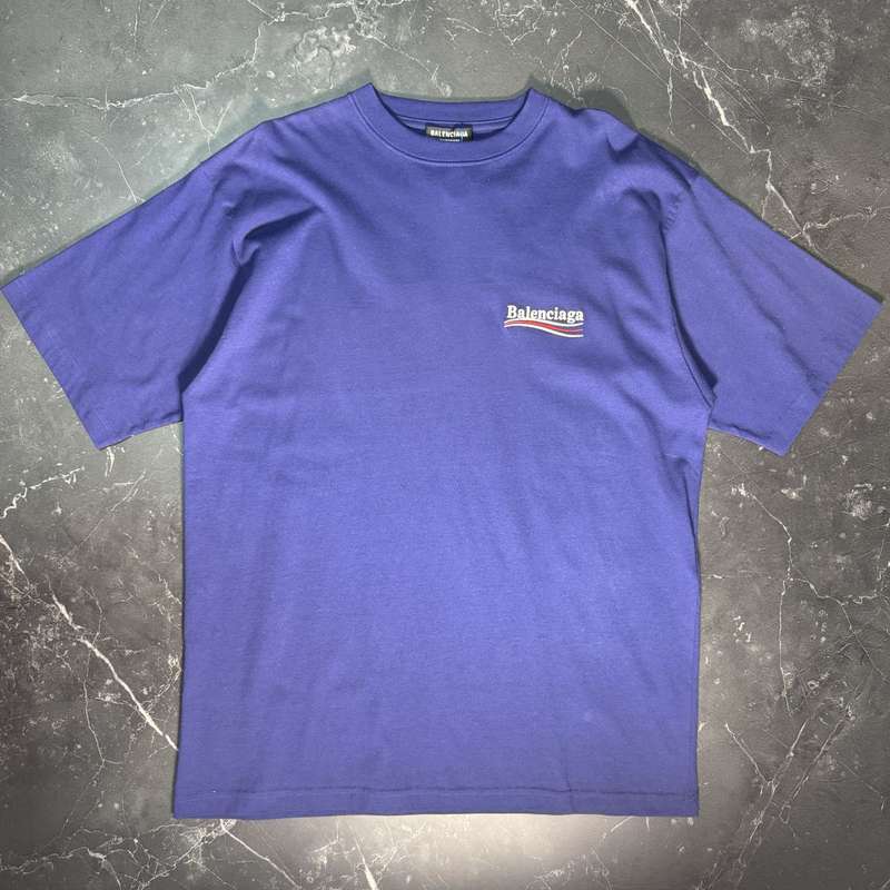Balenciaga Political Campaign Blue Tee 2