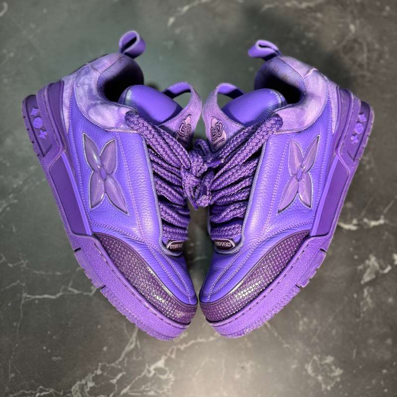 Louis Vuitton Skate Purple Monogram Flower - 1