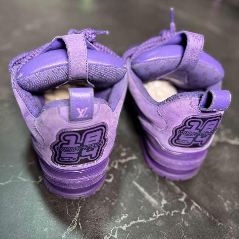 Louis Vuitton Skate Purple Monogram Flower 4