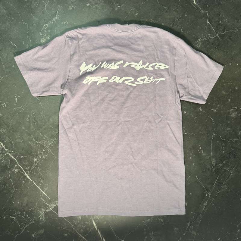 Supreme Futura Box Logo Purple Tee 2