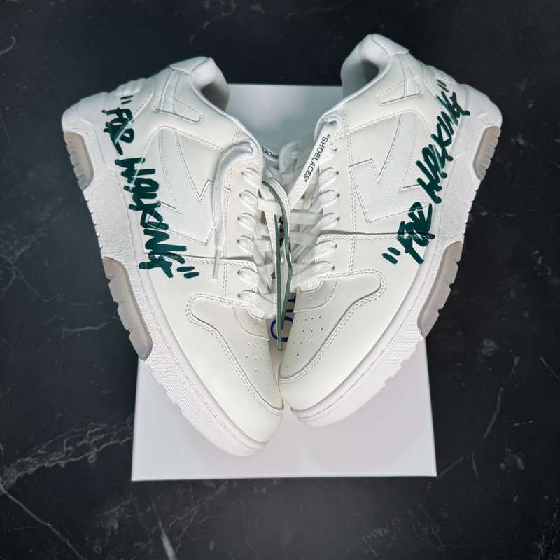 Off-White Out Of Office For Walking White Green