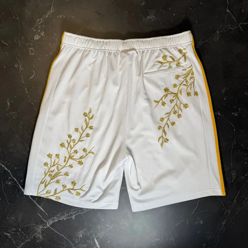 Supreme Floral Soccer Short White 2