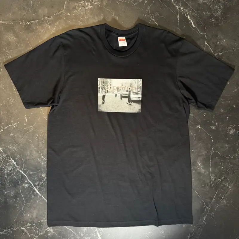 Supreme Crew 96 Black Tee - 1