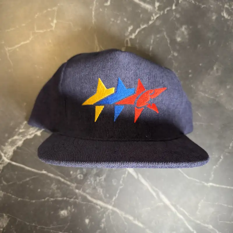 Corteiz C Star Corduroy Navy Hat
