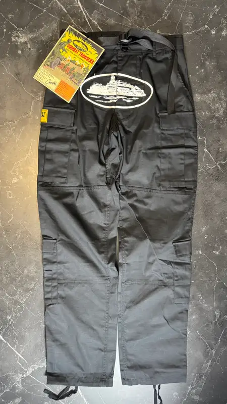 Corteiz Alcatraz Cargo Pant Black - 1