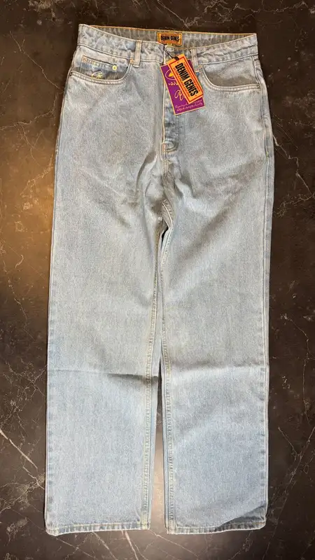 Corteiz Allstarz Baggy Jeans Stonewash 2