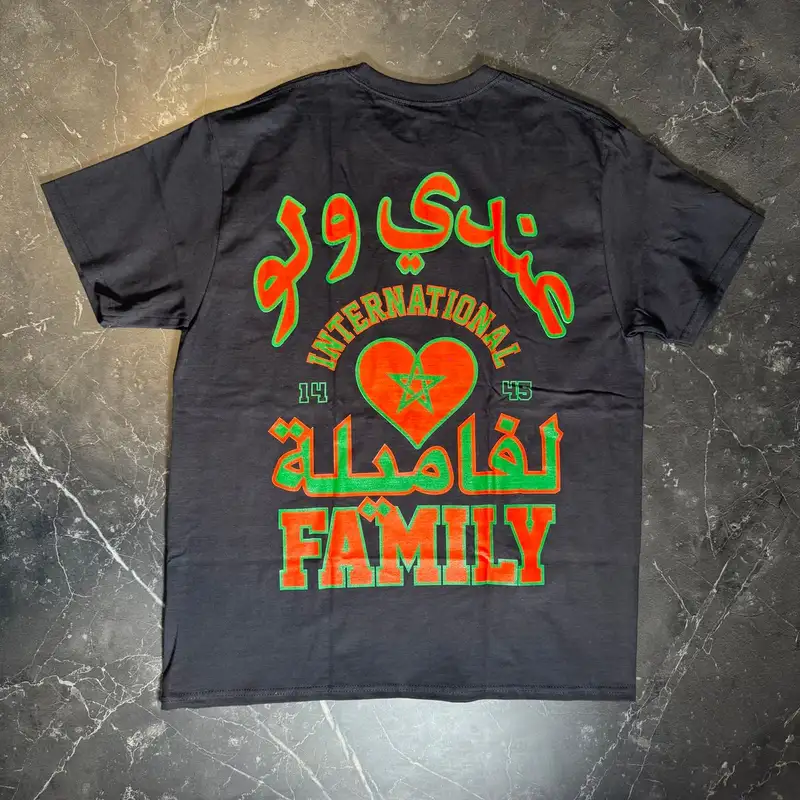 Corteiz Morocco Black Tee 2