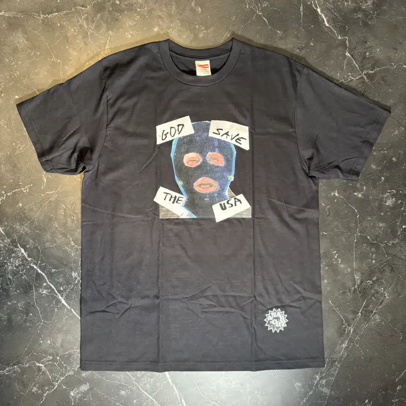 Supreme God Save Us Black Tee - 1