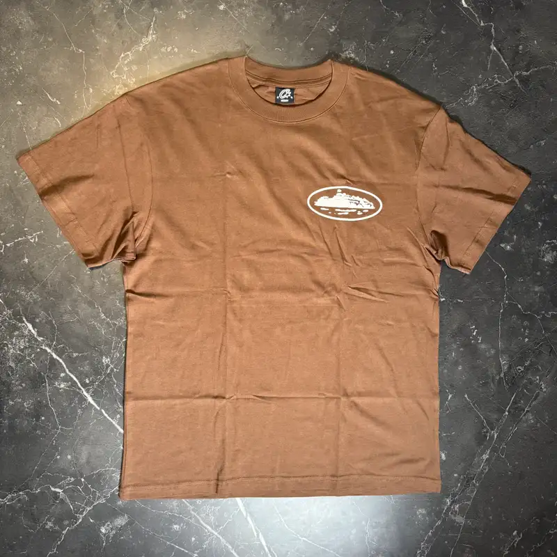 Corteiz Island Tee Brown - 1