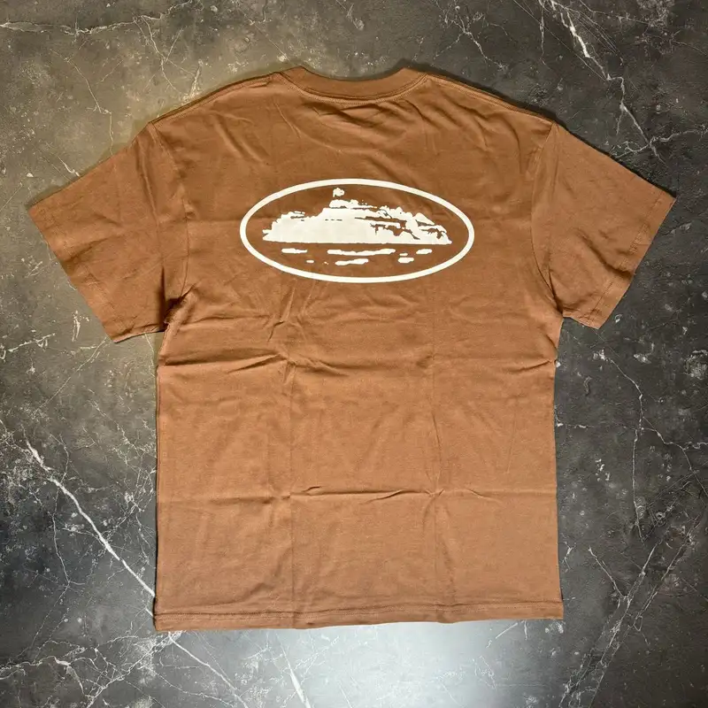Corteiz Island Tee Brown 2