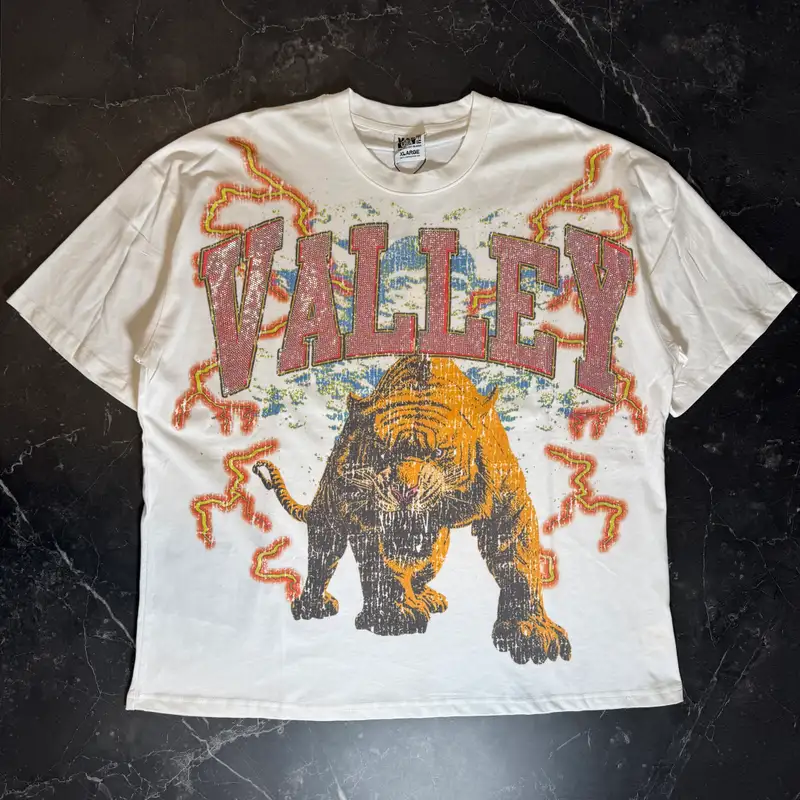 Vale Forever Eye Of The Tiger Bling White Tee - 1