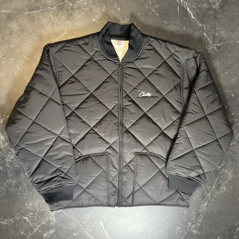 Corteiz HMP Quilted Liner Black Jacket
