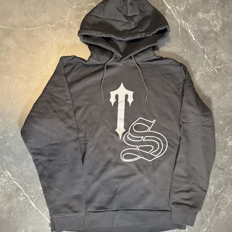 Trapstar TS Print Black Hoodie - 1