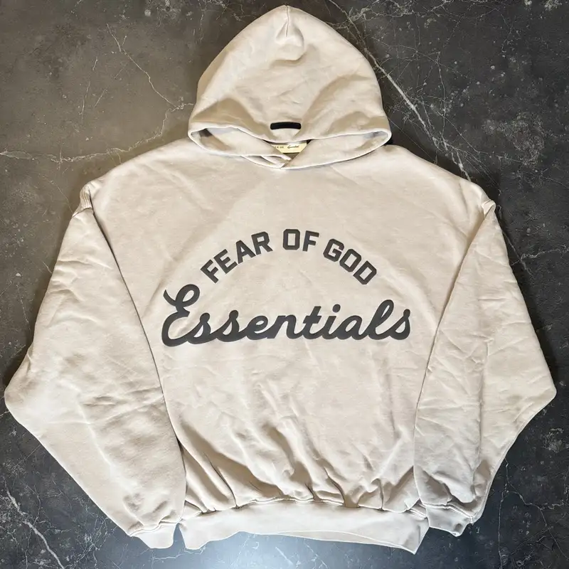 Essentials Training 90's Hoodie Faded Dune - 1