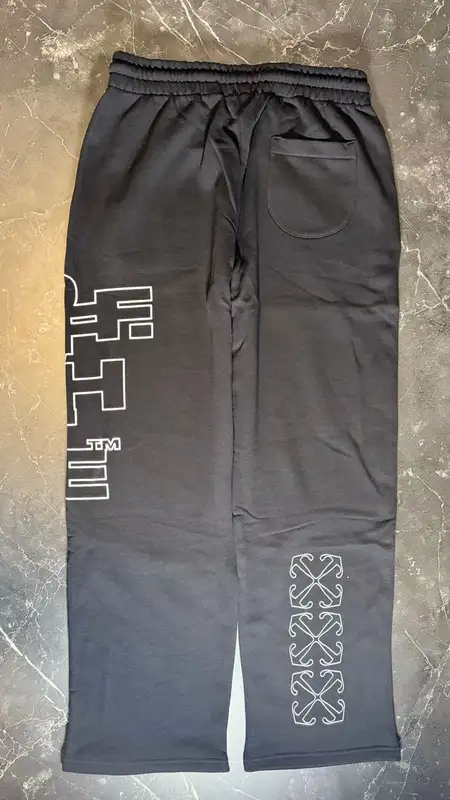 Off-White Outline Arrow Black Sweatpant  2