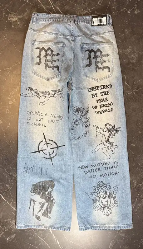 Mixed Emotions Blue Canvas Denim 2
