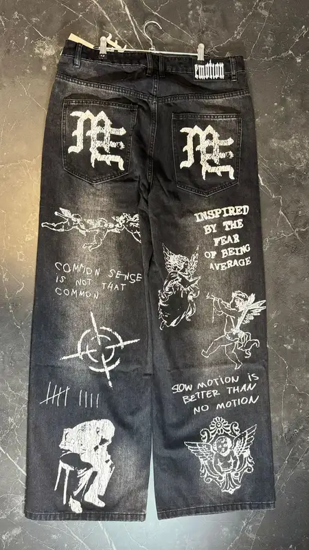 Mixed Emotions Black Canvas Denim 2