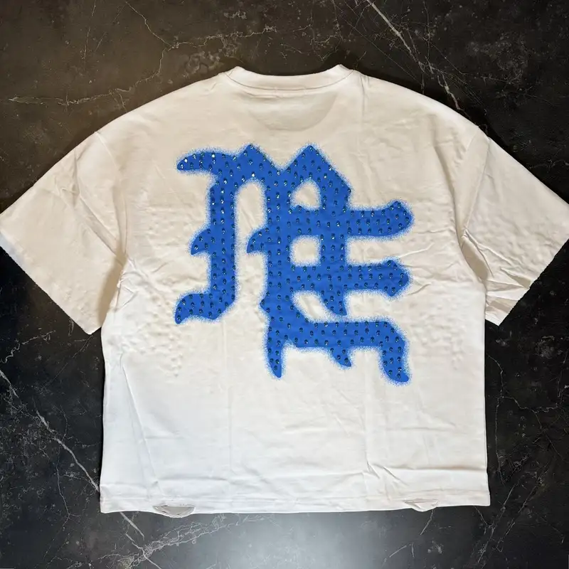 Mixed Emotions Blue End Rhinestone Tee 2