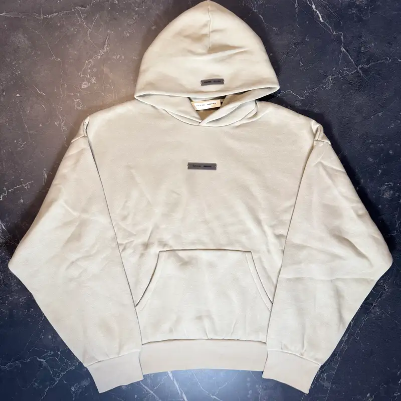 Essentials Heather Stone Hoodie - 1