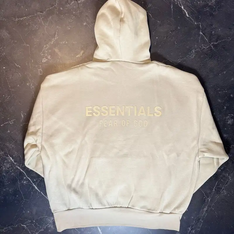 Essentials Heather Stone Hoodie 2