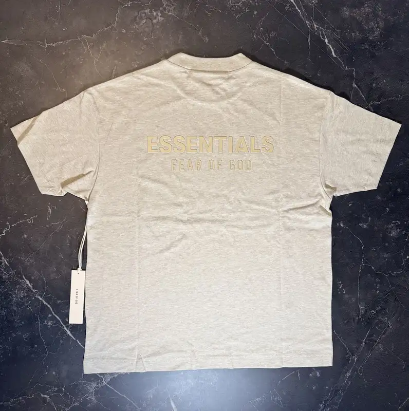 Essentials SS25 Heather Stone Tee 2